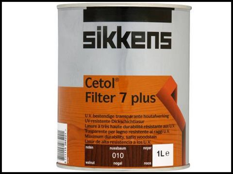 Sikkens Cetol Filter 7 Plus Translucent Woodstain Walnut 1 Litre