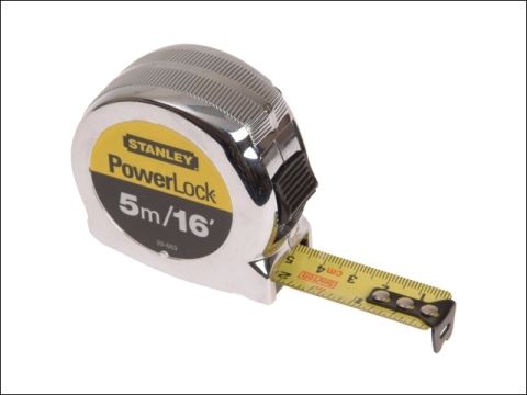 Stanley Micro Powerlock Tape 5m / 16ft