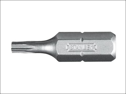 Stanley T20 Torx Insert Bits 25mm (Box of 25)