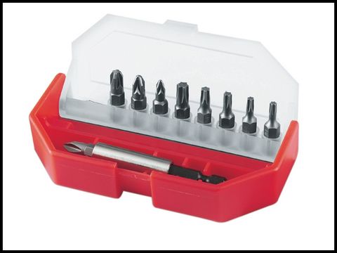 Stanley Insert Bit Set Torx/Phillips/Pozidriv 10 Piece