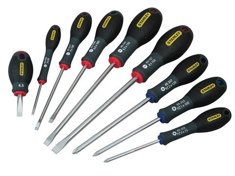 Stanley FatMax Screwdriver Set Parallel/Flared /Pozi 9 Piece
