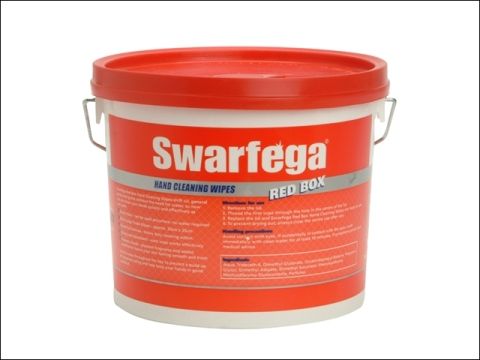 Swarfega Red Box Heavy-Duty Trade Hand Wipes (150)