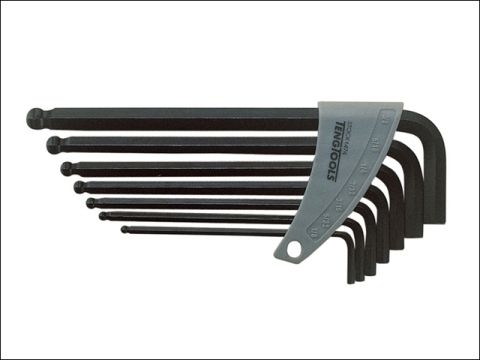 Teng Ball Point Hex Key Set 7 Imperial (1/8-3/8in)