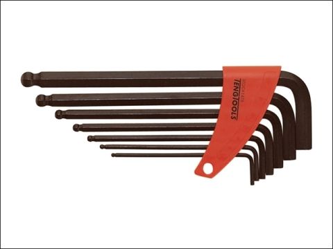 Teng Ball Point Hex Key Set 7 Metric (2.5-10mm)