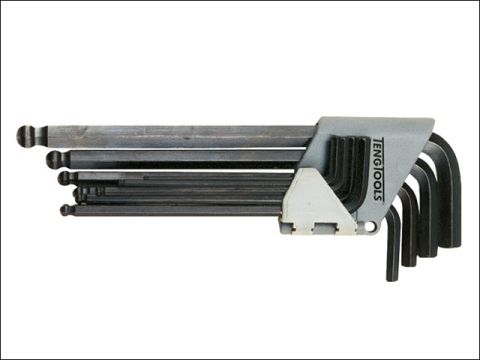 Teng Ball Point Hex Key Set 9 Imperial (5/64-3/8in)