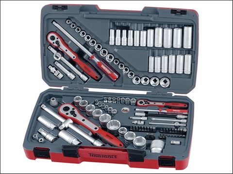 Teng TM111 111 Piece Tool Set AF/Metric 1/4, 3/8, 1/2in Drive