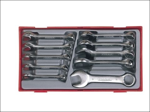 Teng TT6010M 10 Piece Midget Comb Spanner Set Metric