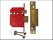 UNION Strongbolt 2200S BS 5 Lever Mortice Sash Lock 81mm Satin Brass Box