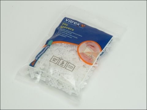 Vitrex 10 2052 Floor Tile Spacers 5.00mm Pack of 500