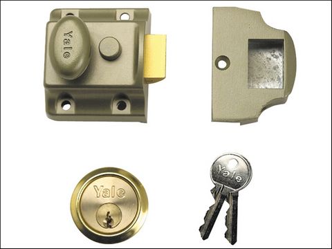 Yale Locks 723 Deadlatches Polished Brass Cylinder 58mm Backset