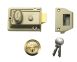 Yale Locks 77 Traditional Nightlatch Nickel Brass B Cylinder 60mm Backset Box
