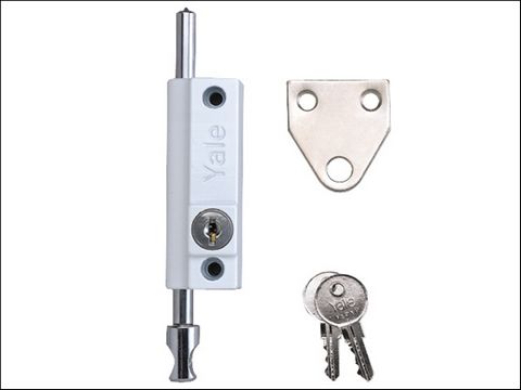 Yale Locks P124 Door Push Bolt Polished Chrome Finish Visi