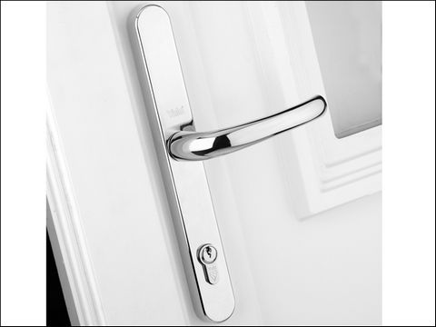 Yale Locks PVCu Retro Door Handle Polished PVD Gold Finish P-PVC-RH-PGF