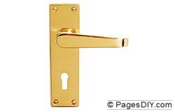 Asec Victorian Lock Furniture - Brass