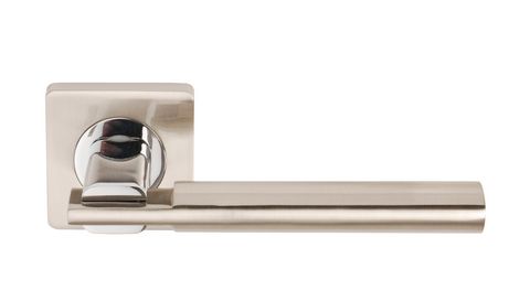 Chronos Square Door Handles, Designer Lever Privacy Door Handles (Pair) - Dale 3655-SQ-PRV