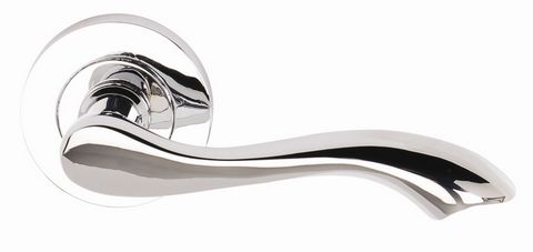Venus Door Handles PCP, Designer Lever Privacy Door Handles (Pair) - Dale 3680-PRV